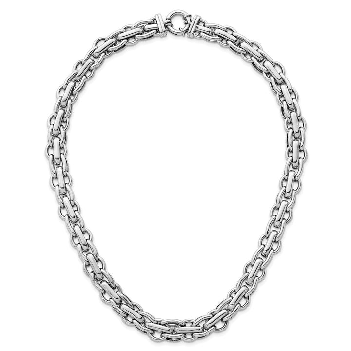 Sterling Silver 12mm Fancy Necklace, 18.5" - Necklace - Design Jewellers Edmonton