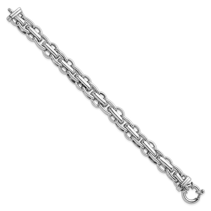 Sterling Silver 12mm Link, Other Bracelet, 7.25" - Bracelet - Design Jewellers Edmonton