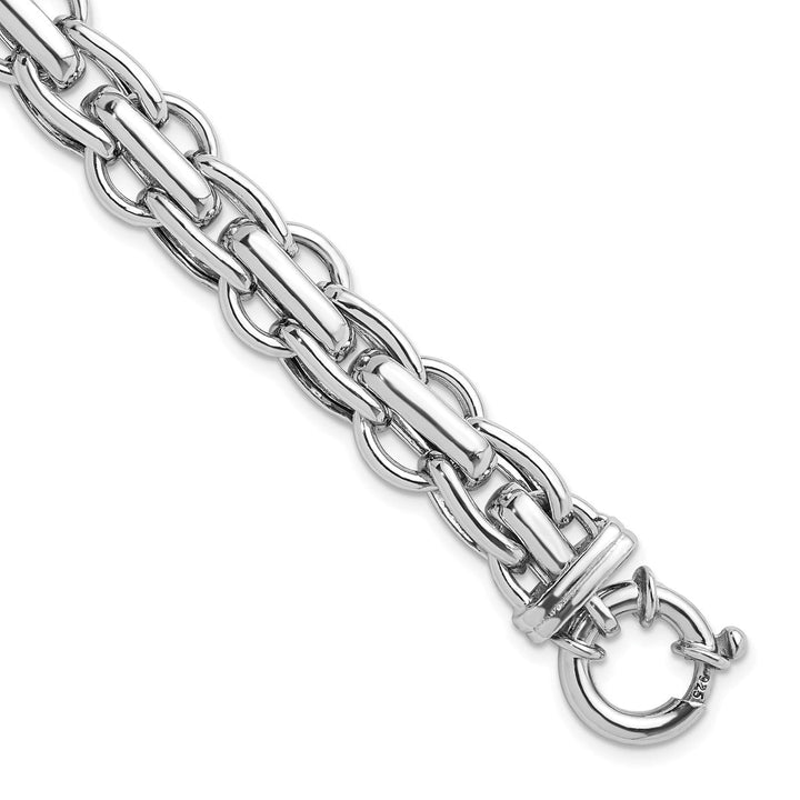 Sterling Silver 12mm Link, Other Bracelet, 7.25" - Bracelet - Design Jewellers Edmonton