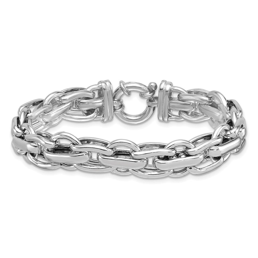Sterling Silver 12mm Link, Other Bracelet, 7.25