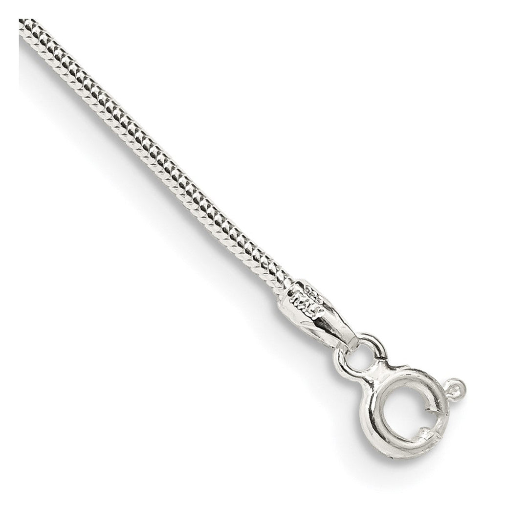 Sterling Silver 1.2mm Snake Bracelets, 7"