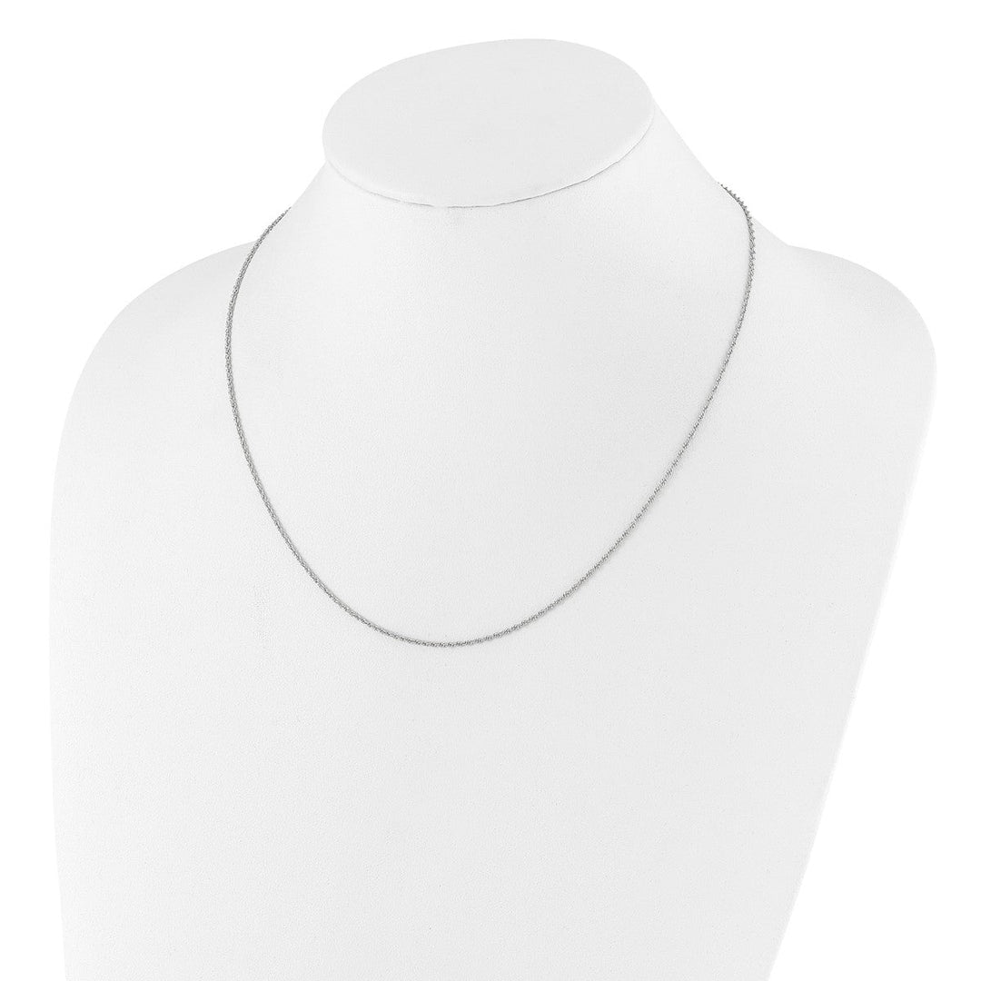Sterling Silver 1.35mm Rope Chain, 22