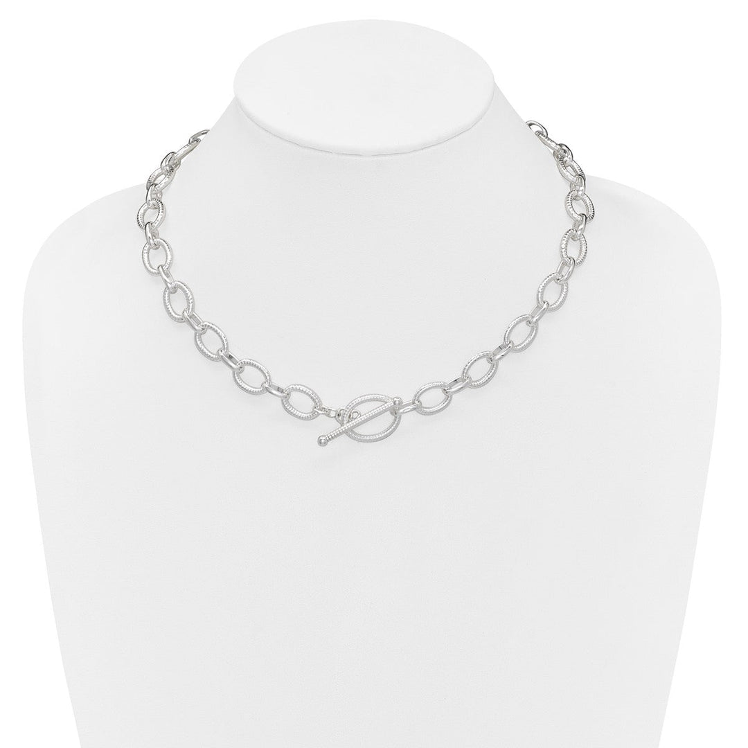 Sterling Silver 13mm Other Chains Necklace, 18