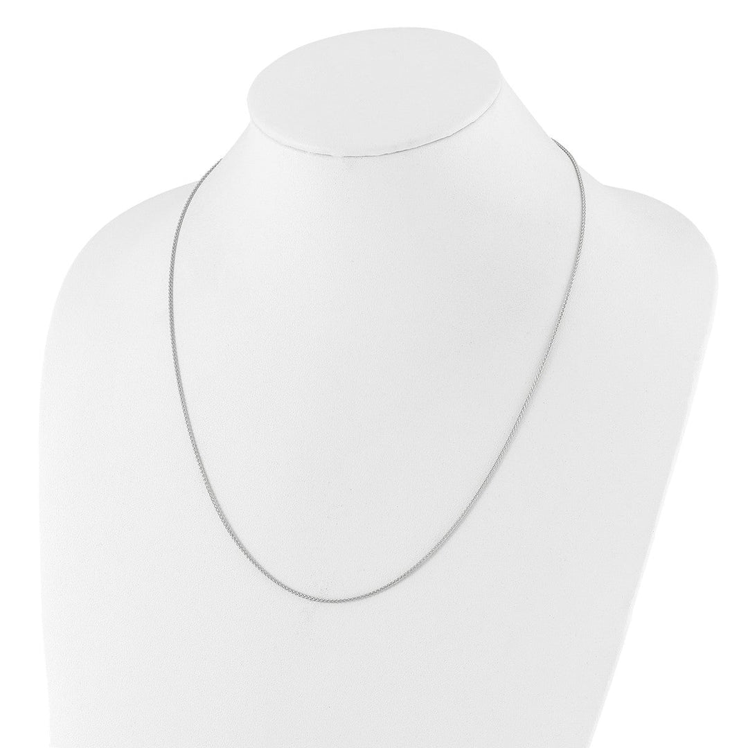 Sterling Silver 1.3mm Spiga (Wheat) Chain, 22