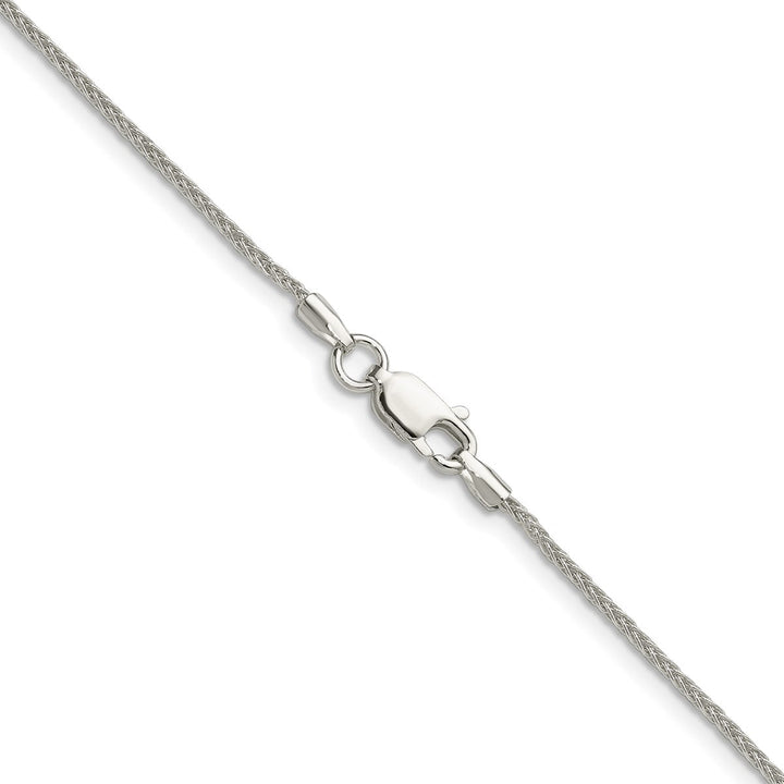 Sterling Silver 1.3mm Spiga (Wheat) Necklaces, 16" - Necklace - Design Jewellers Edmonton