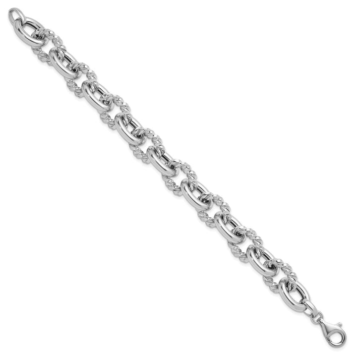 Sterling Silver 14.25mm Link, Other Bracelet, 8" - Bracelet - Design Jewellers Edmonton
