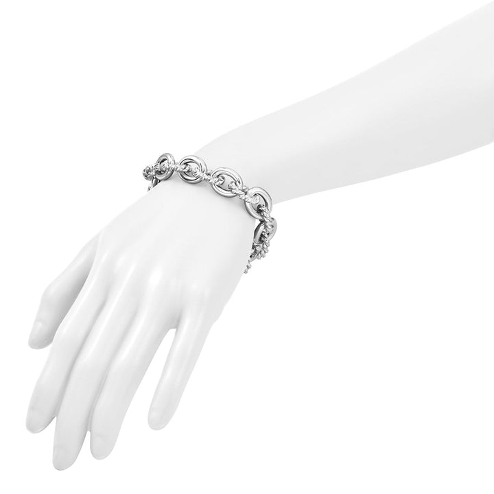 Sterling Silver 14.25mm Link, Other Bracelet, 8" - Bracelet - Design Jewellers Edmonton