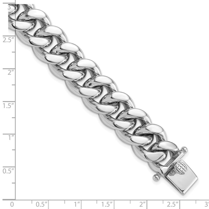 Sterling Silver 14.5mm Curb Chain, 8.5" - Chain - Design Jewellers Edmonton