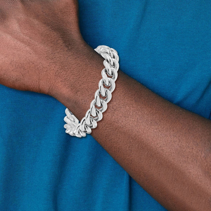 Sterling Silver 14.5mm Curb Chain, 8.5" - Chain - Design Jewellers Edmonton