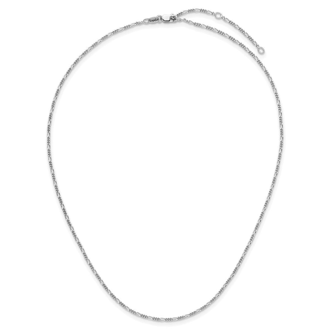 Sterling Silver 1.45mm Figaro Chain, 16