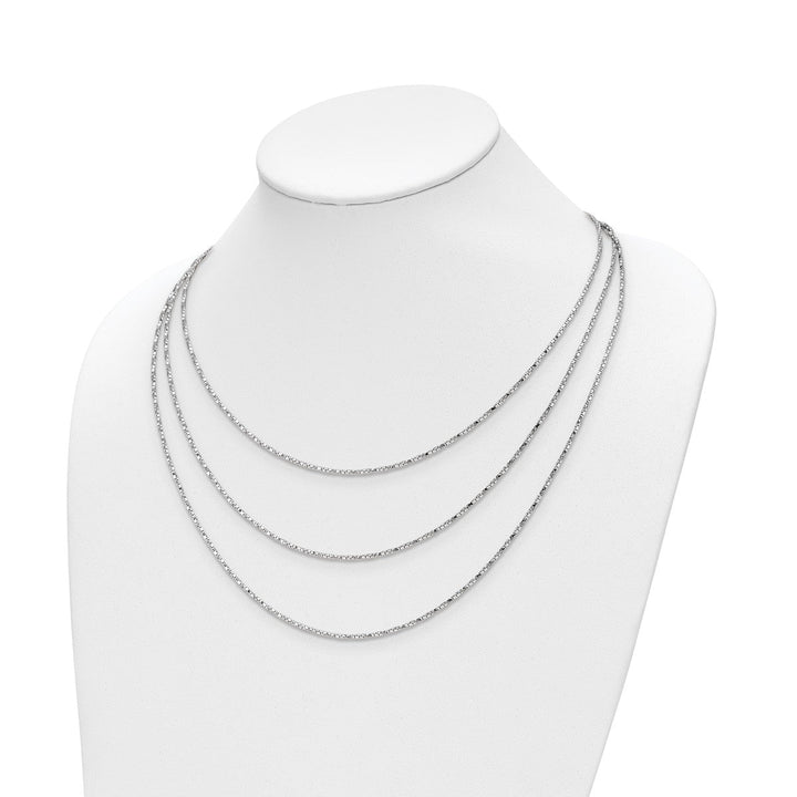 Sterling Silver 1.4mm Box Necklace, 17.5" - Necklace - Design Jewellers Edmonton