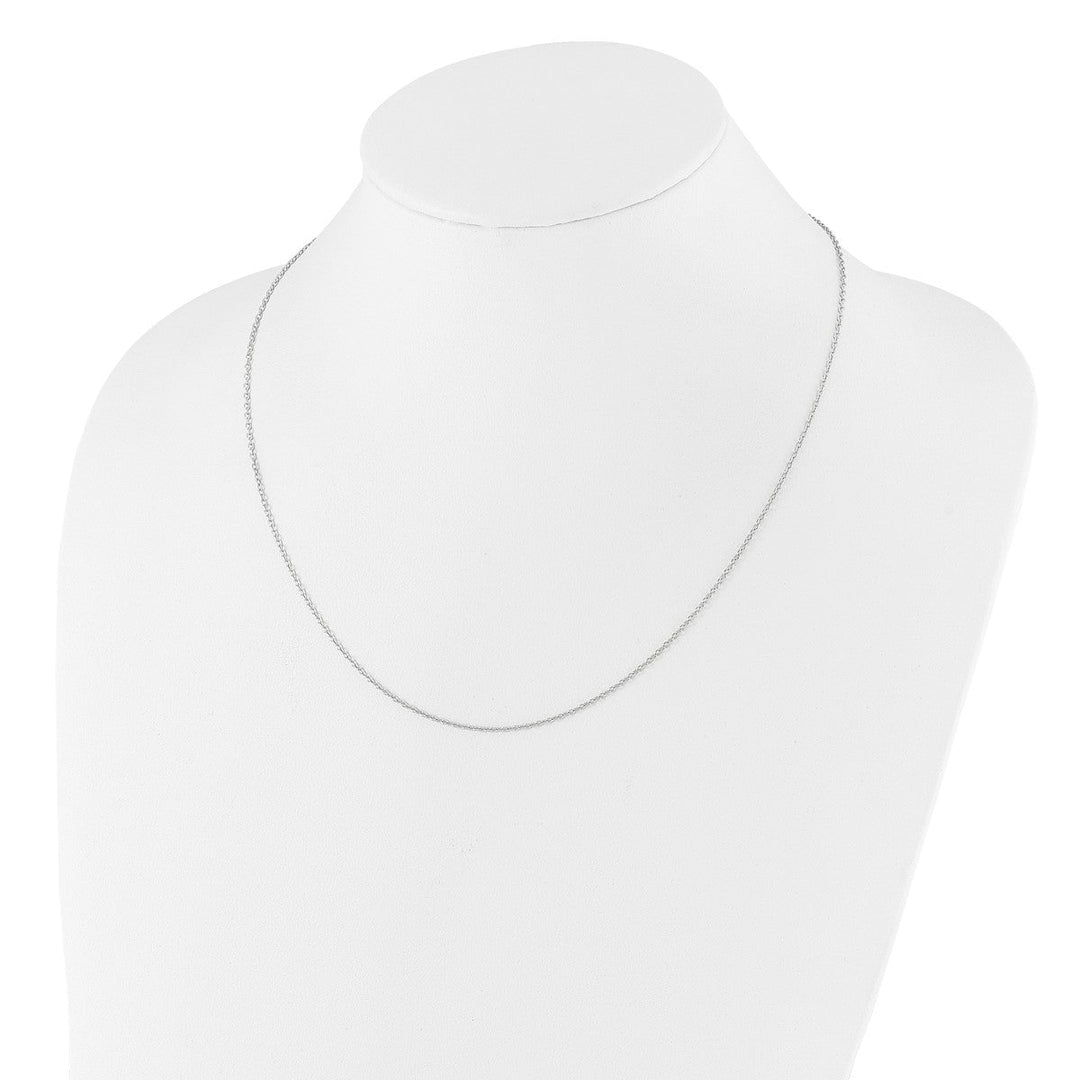Sterling Silver 1.4mm Cable Necklace, 22