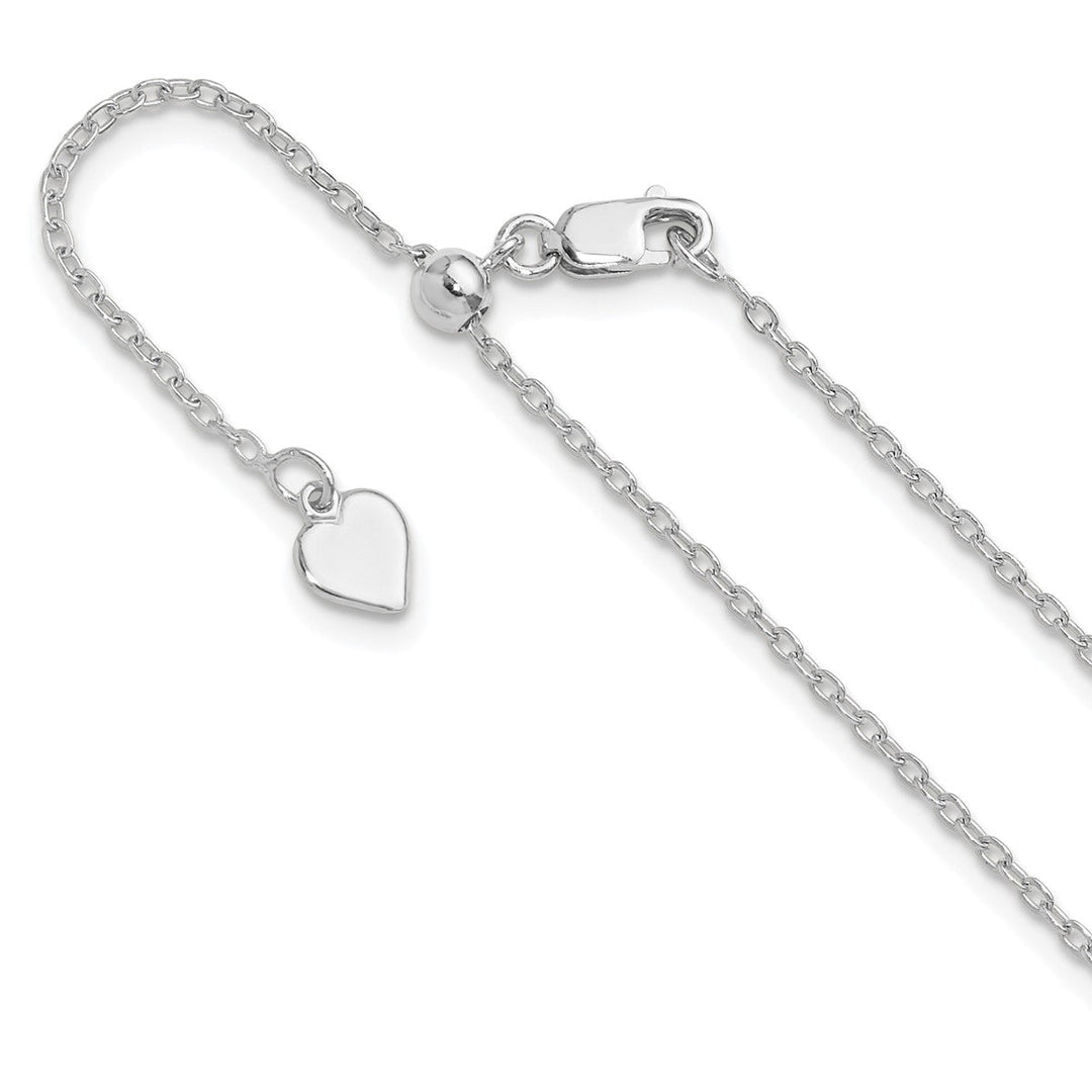 Sterling Silver 1.4mm Cable Necklace, 22"