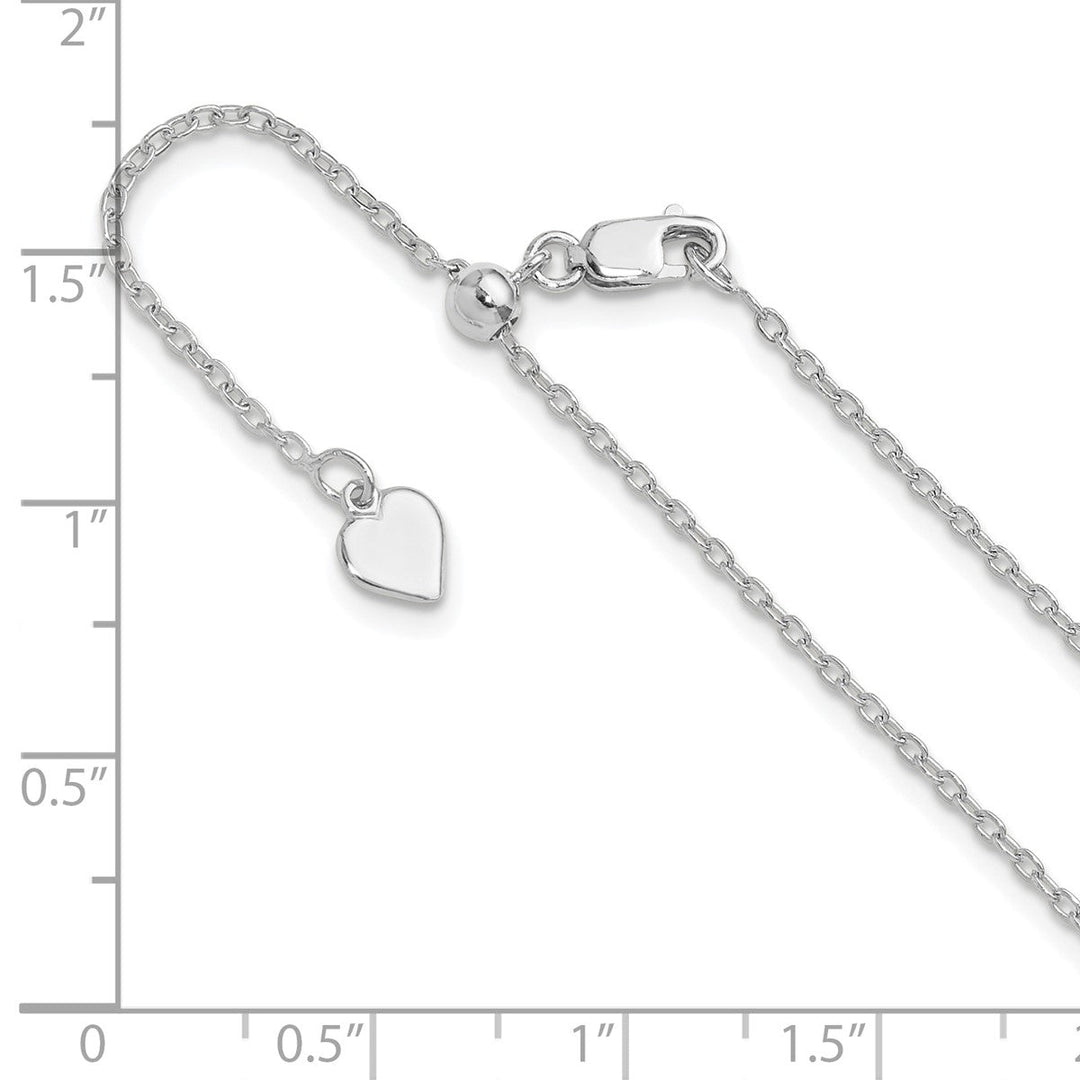 Sterling Silver 1.4mm Cable Necklace, 22
