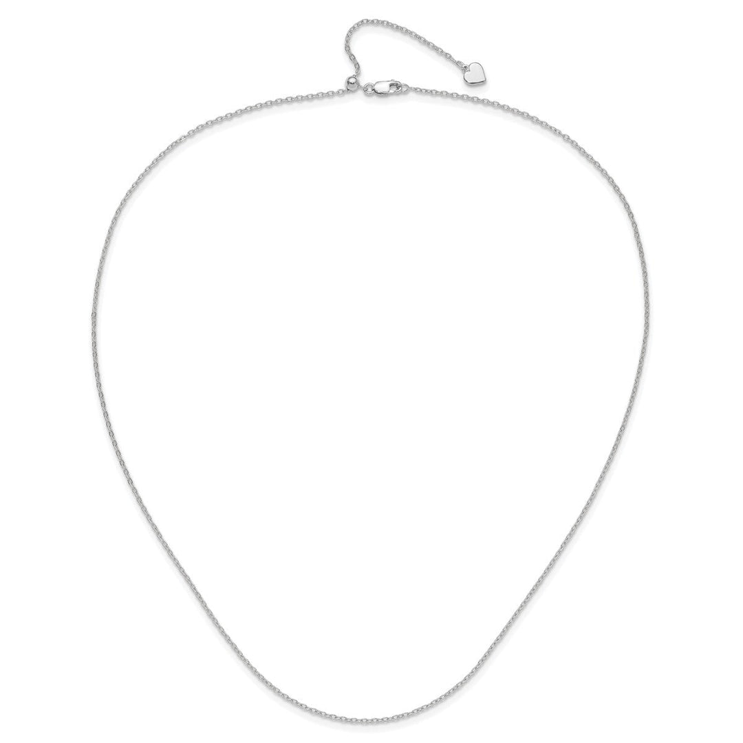 Sterling Silver 1.4mm Cable Necklace, 22