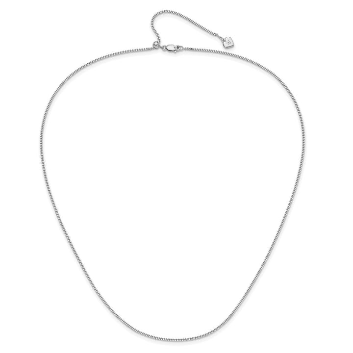 Sterling Silver 1.4mm Curb Chain, 22" - Chain - Design Jewellers Edmonton