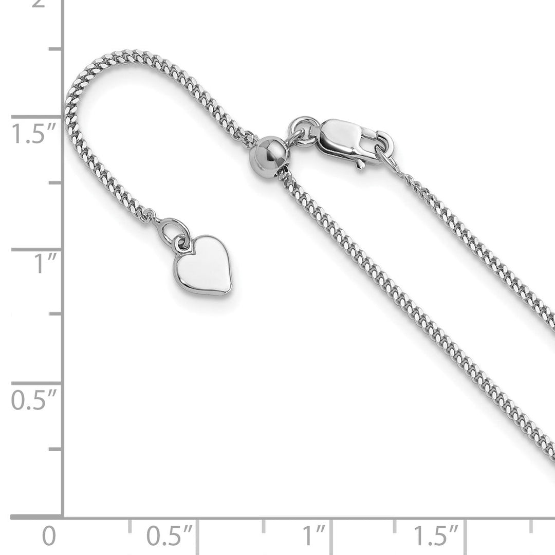 Sterling Silver 1.4mm Curb Chain, 22