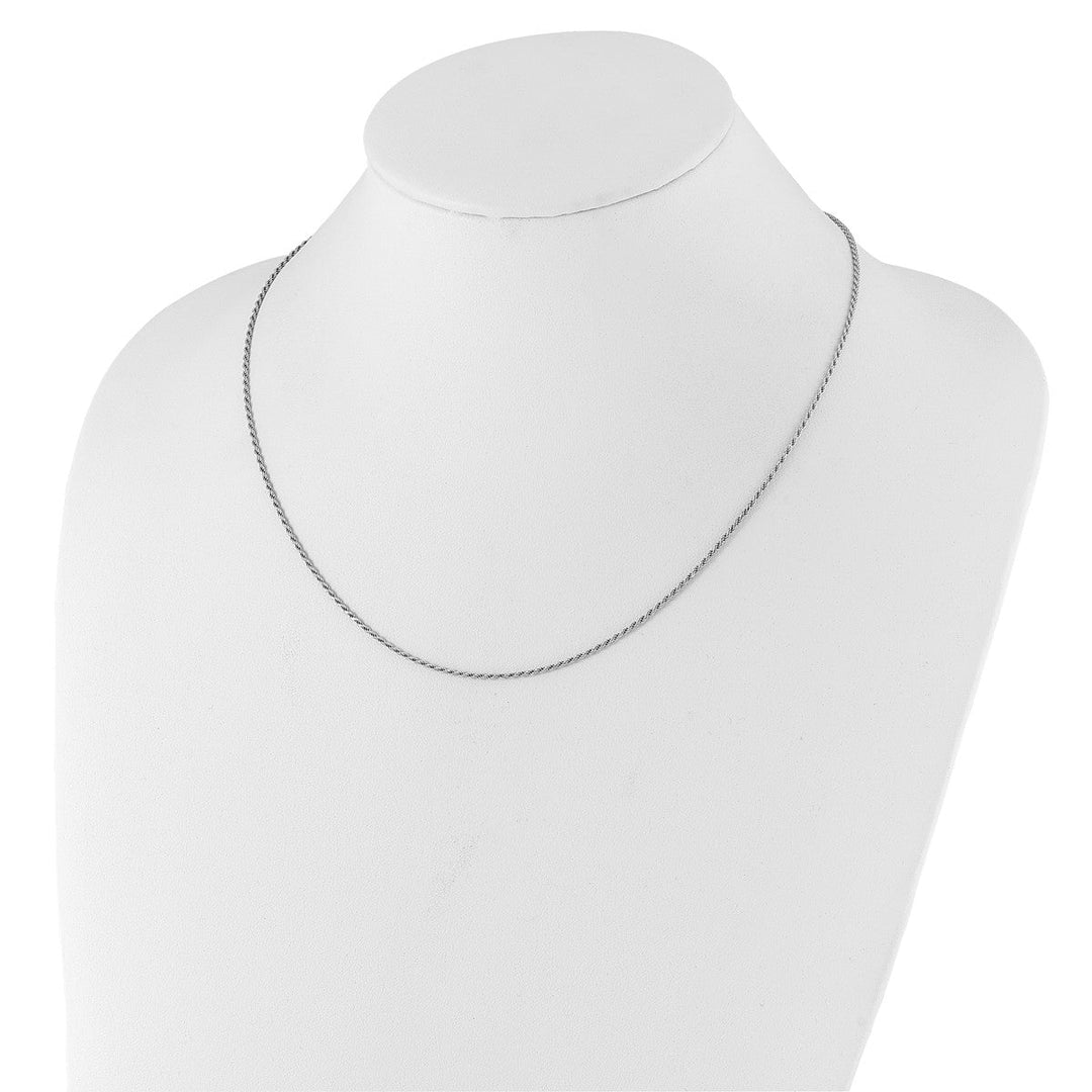 Sterling Silver 1.4mm Rope Chain, 22