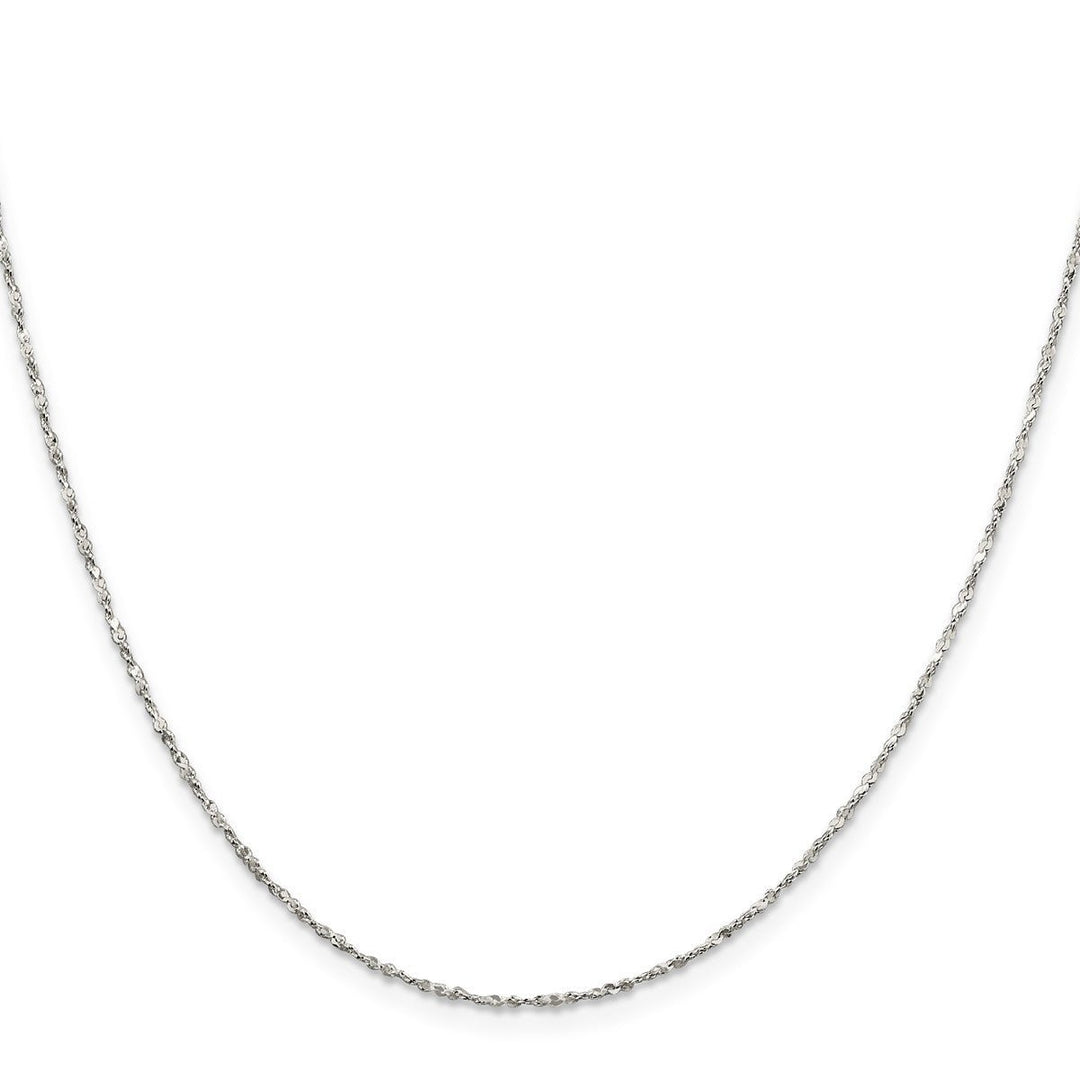 Sterling Silver 1.4mm Serpentine Necklaces, 16