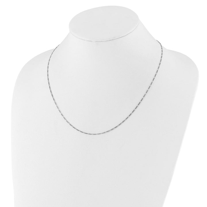 Sterling Silver 1.55mm Figaro Necklace, 22" - Necklace - Design Jewellers Edmonton