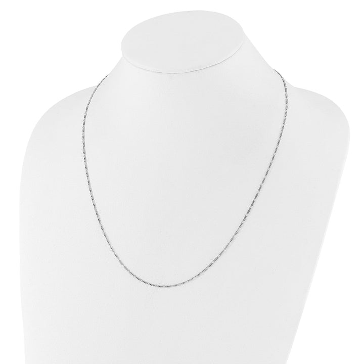 Sterling Silver 1.55mm Figaro Necklace, 22" - Necklace - Design Jewellers Edmonton