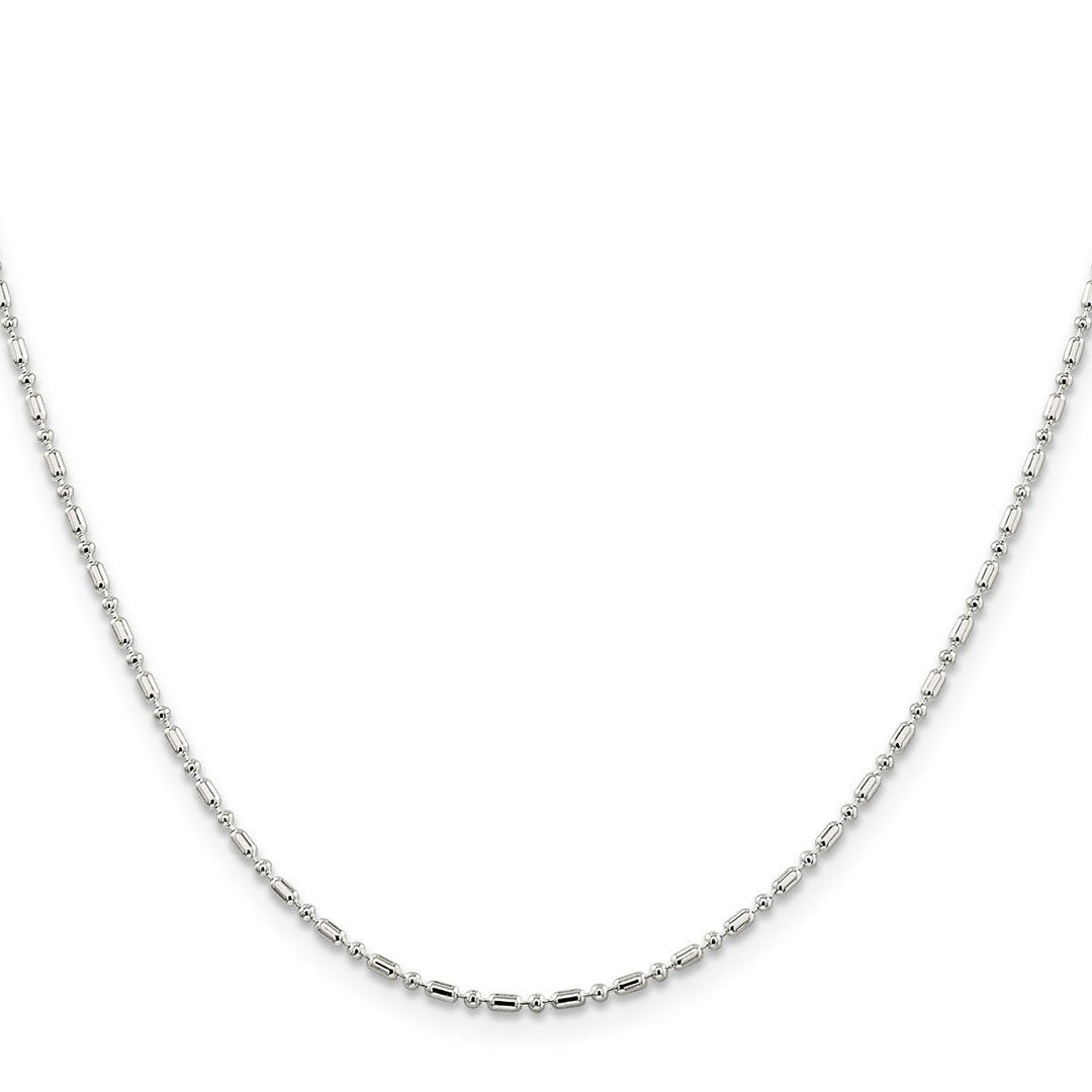 Sterling Silver 1.5mm Ball (Beaded) Necklaces, 16