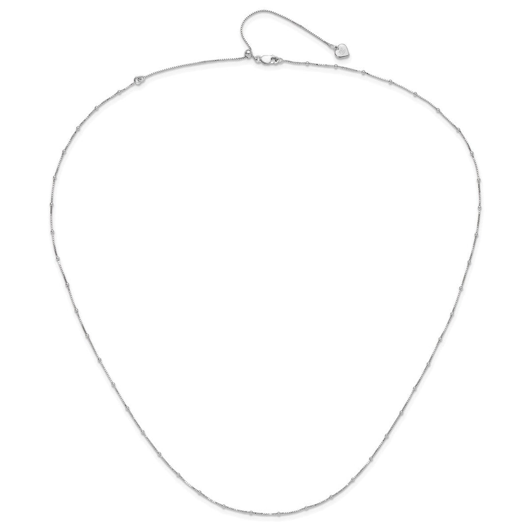 Sterling Silver 1.5mm Box Chain, 22