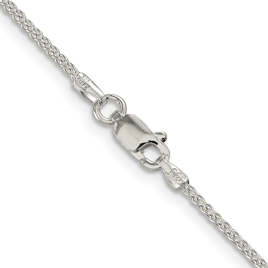 Sterling Silver 1.5mm Spiga (Wheat) Necklaces, 16