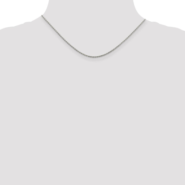 Sterling Silver 1.5mm Spiga (Wheat) Necklaces, 16" - Necklace - Design Jewellers Edmonton