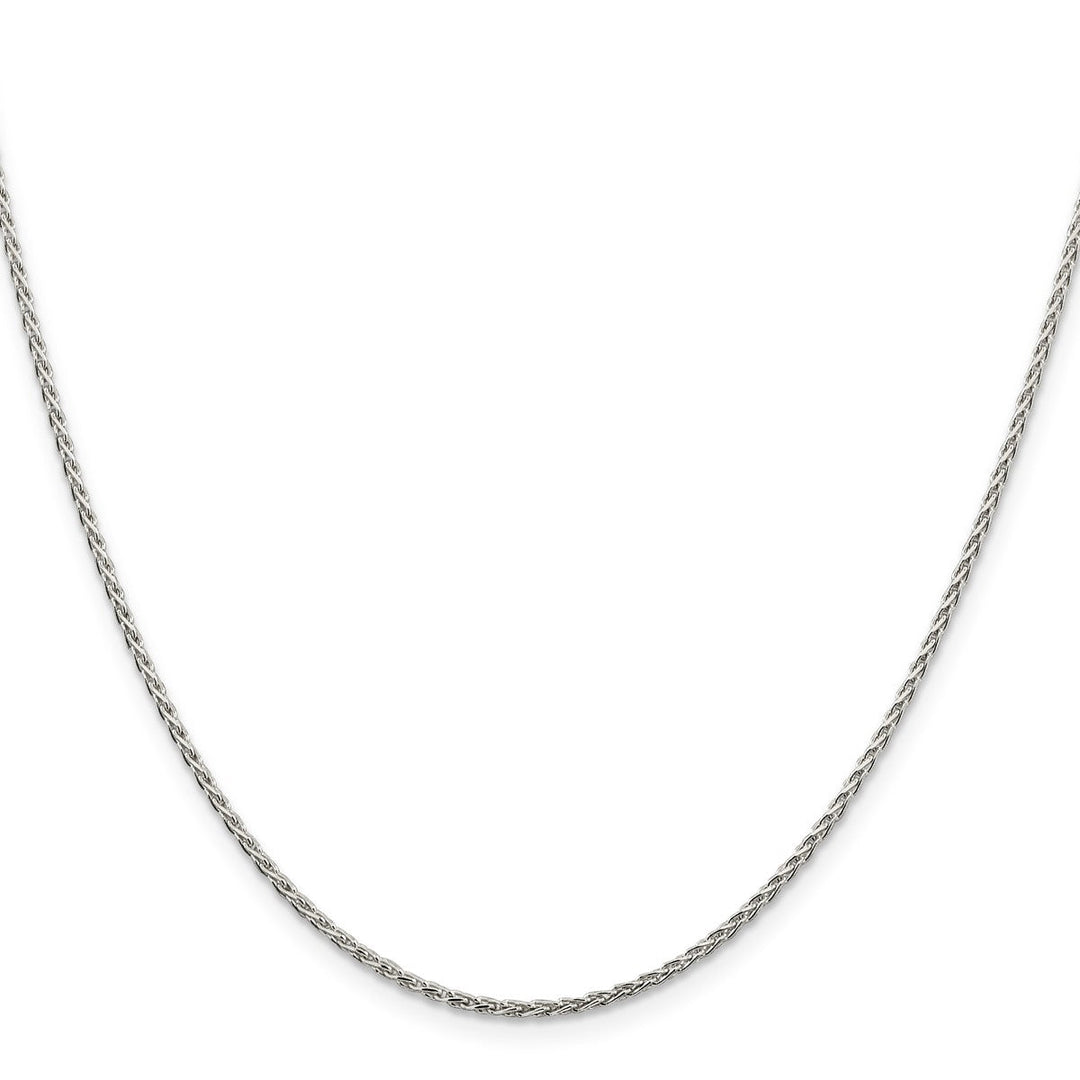 Sterling Silver 1.5mm Spiga (Wheat) Necklaces, 16