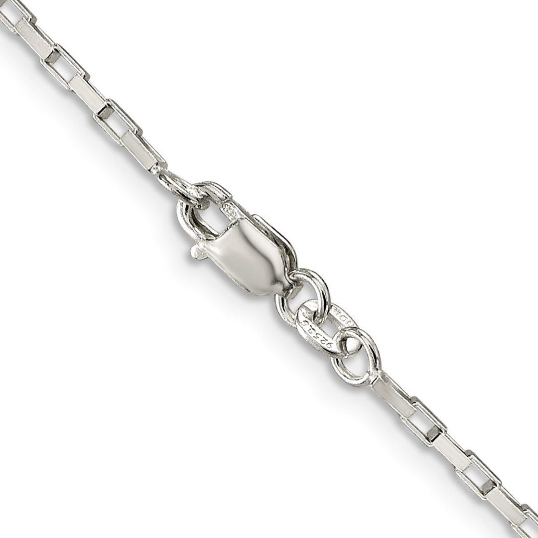 Sterling Silver 1.65mm Box Necklaces, 18