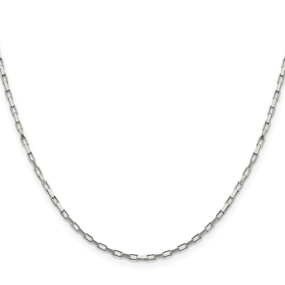 Sterling Silver 1.65mm Box Necklaces, 18