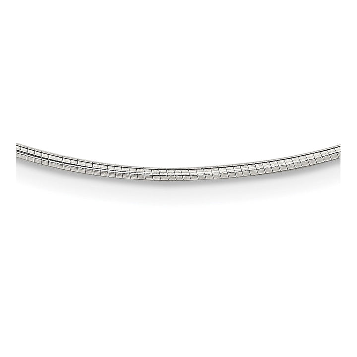 Sterling Silver 1.6mm Omega Necklaces, 16" - Chain - Design Jewellers Edmonton