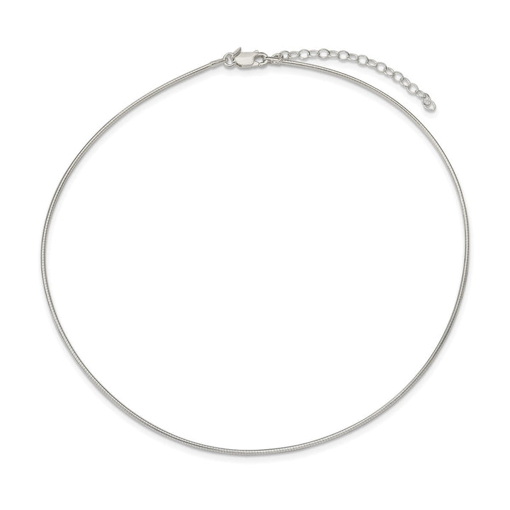 Sterling Silver 1.6mm Omega Necklaces, 16" - Chain - Design Jewellers Edmonton