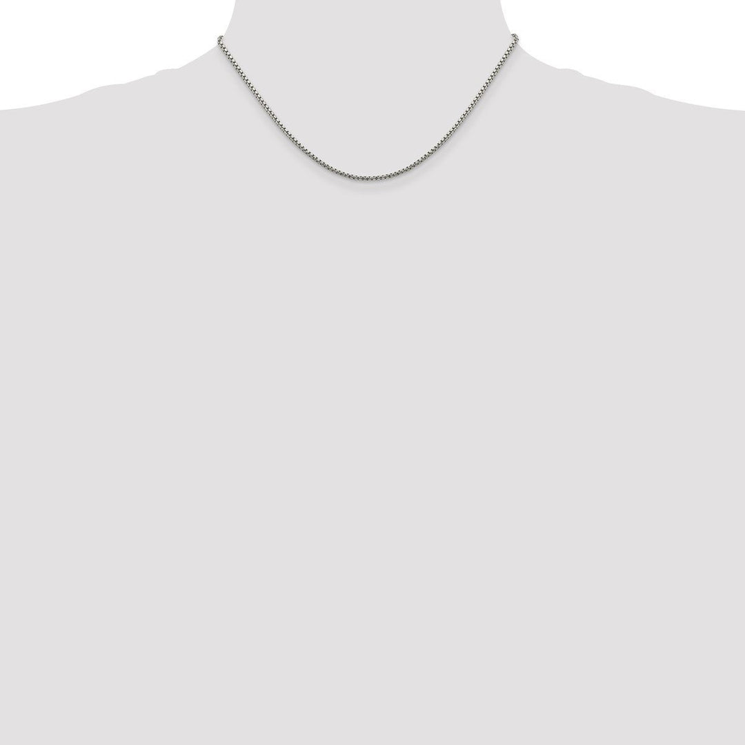 Sterling Silver 1.75mm Box Necklaces, 16