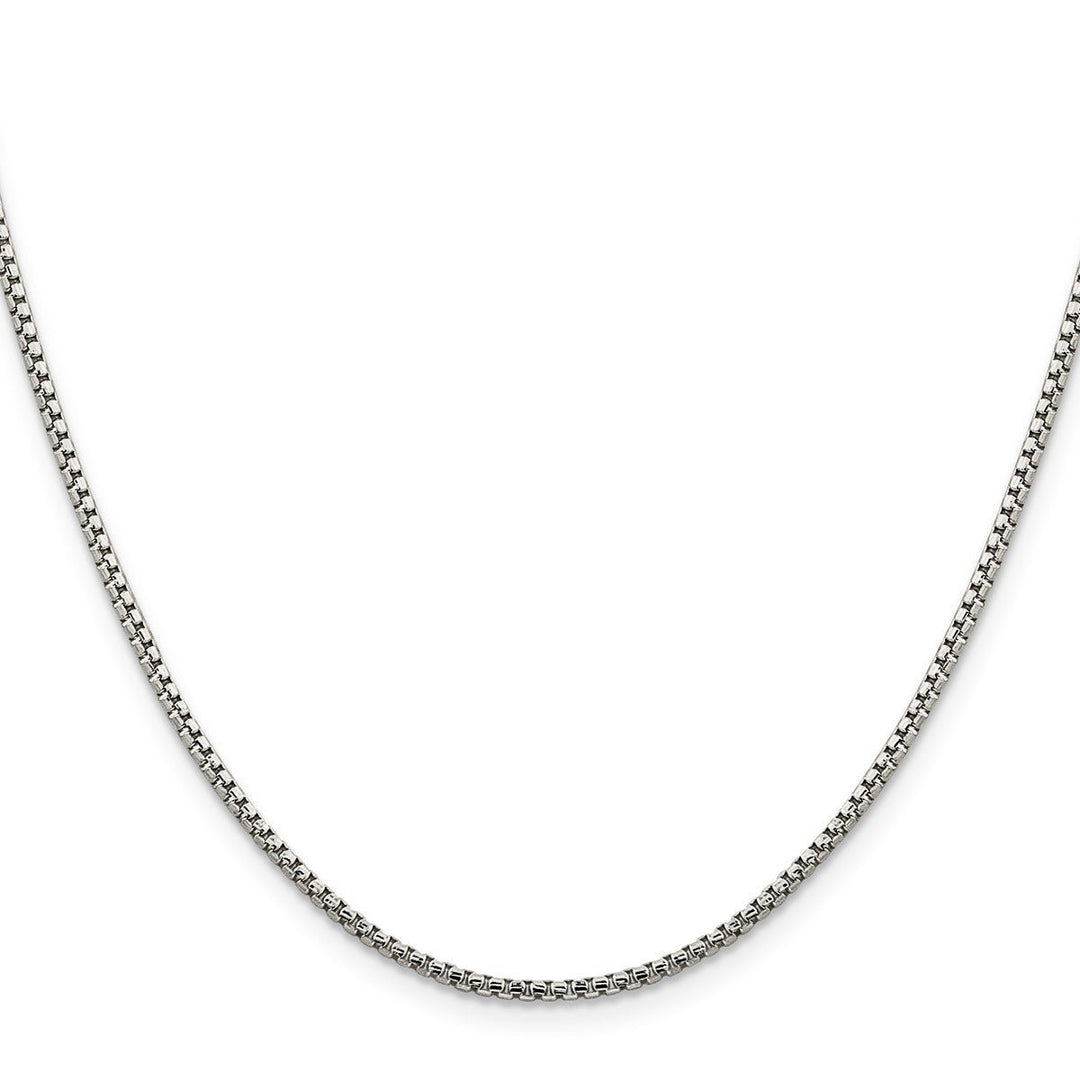 Sterling Silver 1.75mm Box Necklaces, 16