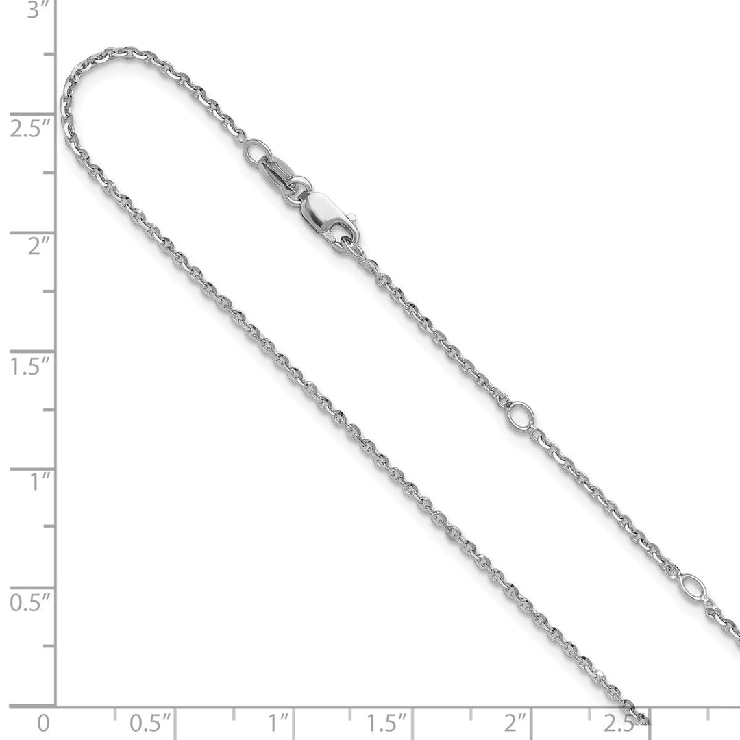 Sterling Silver 1.75mm Cable Chain, 16
