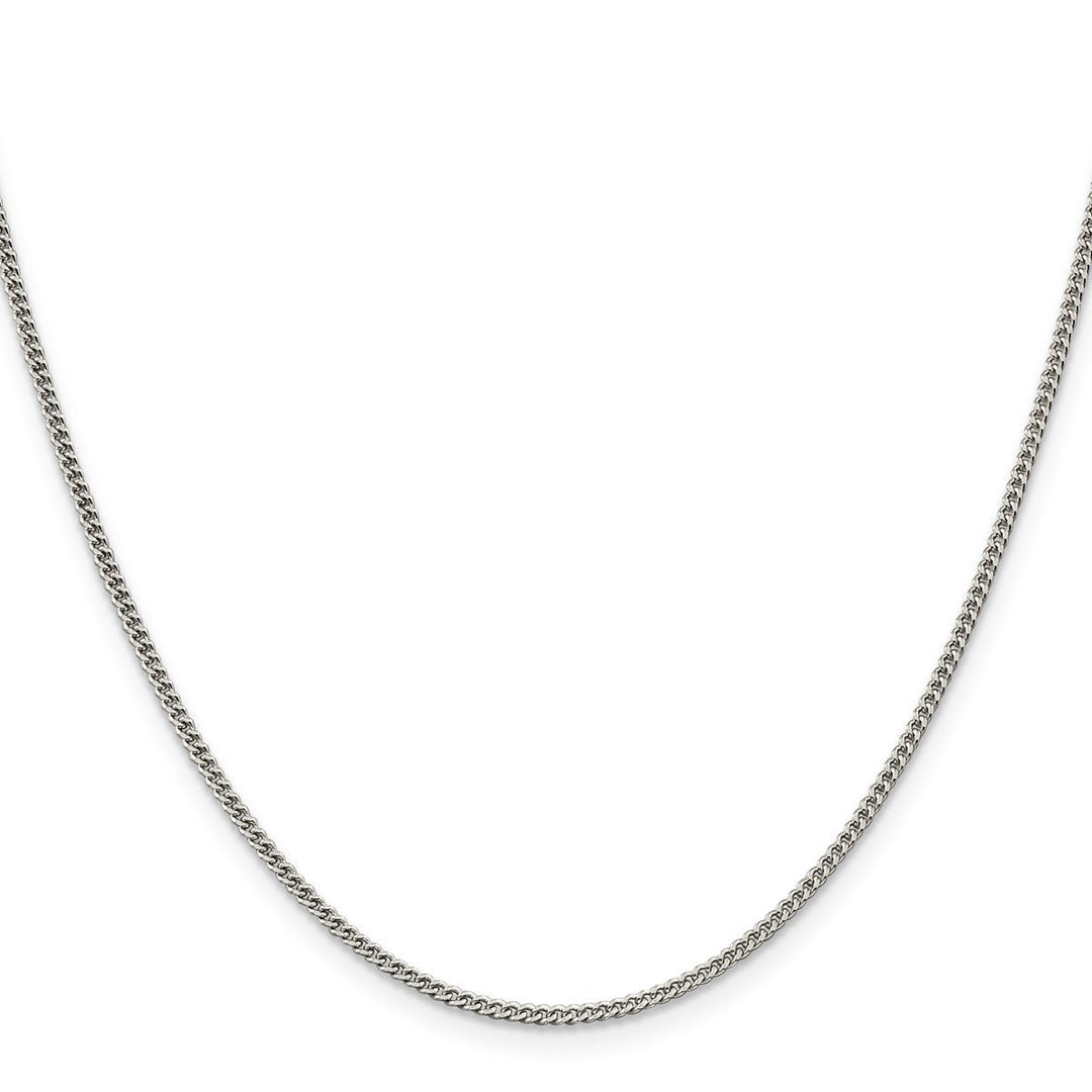 Sterling Silver 1.75mm Curb Necklaces, 16