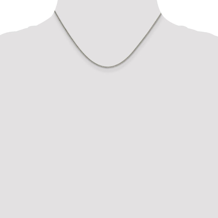 Sterling Silver 1.75mm Curb Necklaces, 16" - Necklace - Design Jewellers Edmonton