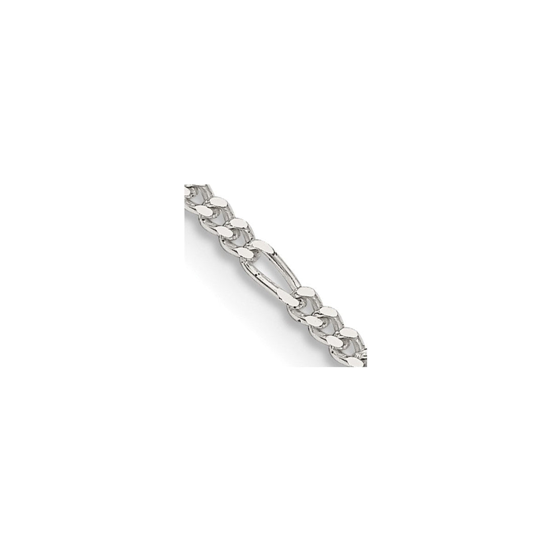 Sterling Silver 1.75mm Figaro Chain, 16"