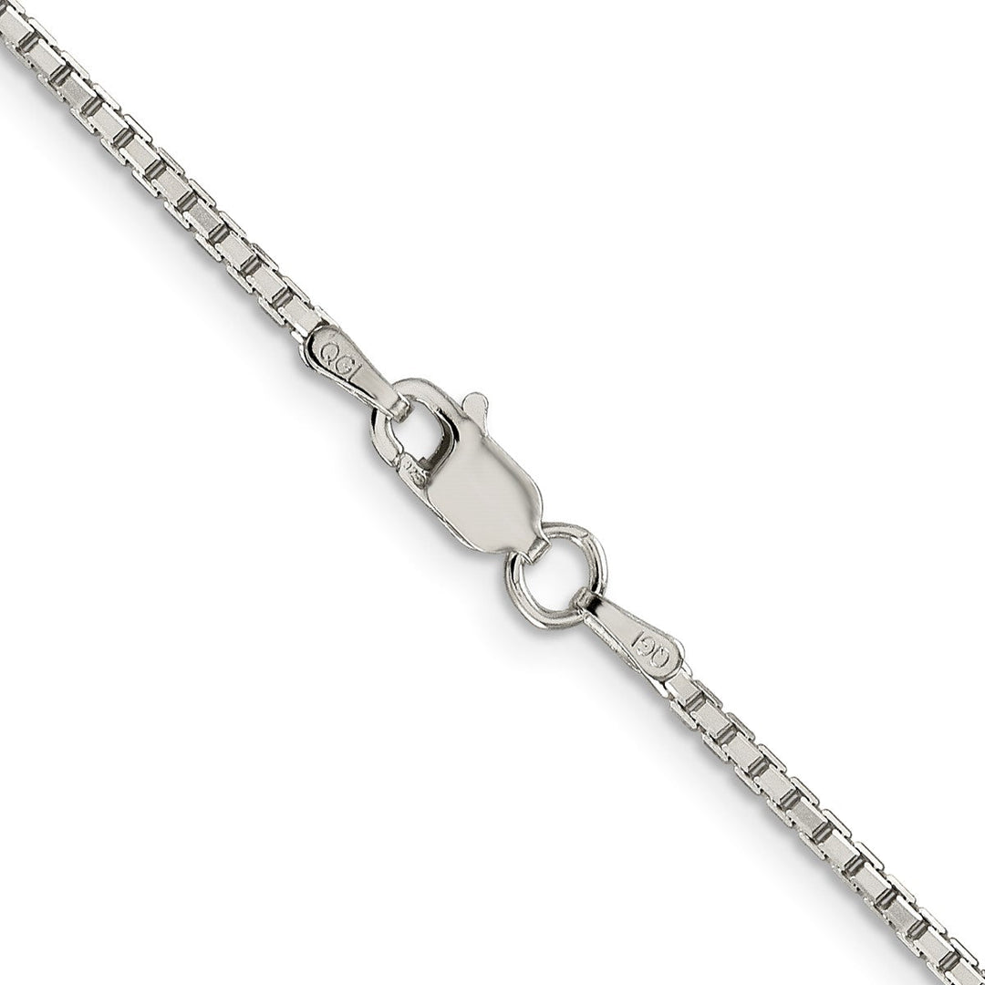 Sterling Silver 1.7mm Box Necklaces, 18