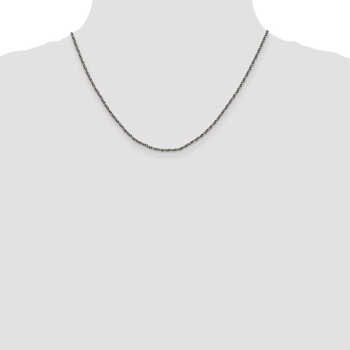 Sterling Silver 1.7mm Spiga (Wheat) Necklaces, 18" - Necklace - Design Jewellers Edmonton