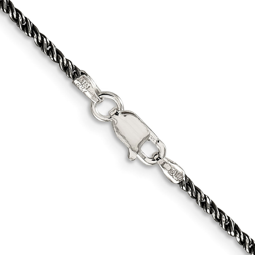 Sterling Silver 1.7mm Spiga (Wheat) Necklaces, 18