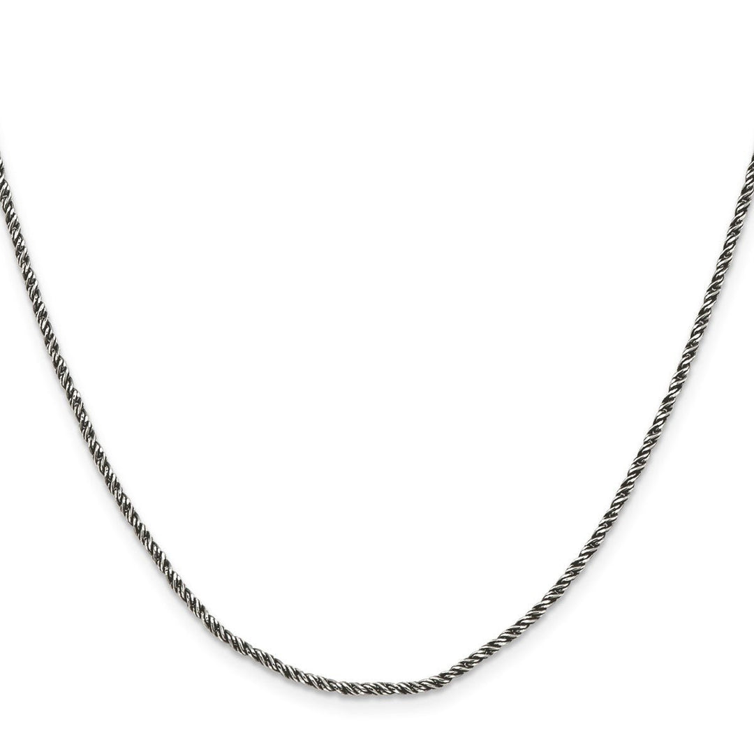 Sterling Silver 1.7mm Spiga (Wheat) Necklaces, 18
