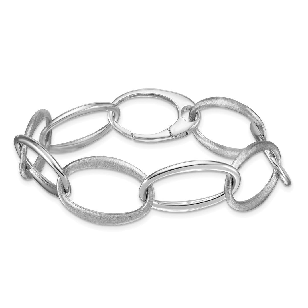 Sterling Silver 18mm Link, Other Bracelet, 8