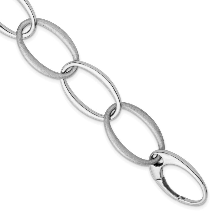Sterling Silver 18mm Link, Other Bracelet, 8" - Bracelet - Design Jewellers Edmonton