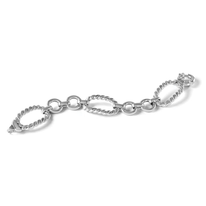 Sterling Silver 19.5mm Link, Other Bracelet, 7.5" - Bracelet - Design Jewellers Edmonton