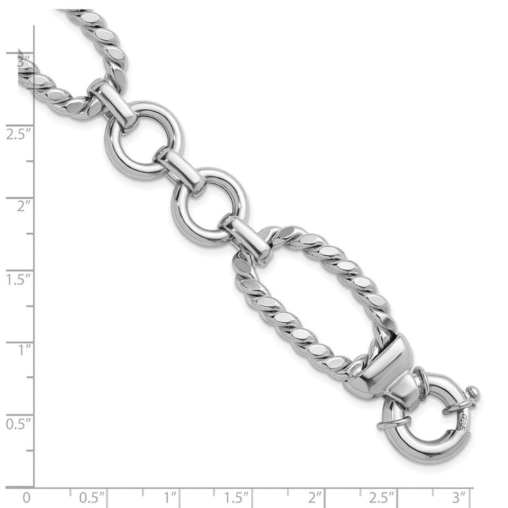 Sterling Silver 19.5mm Link, Other Bracelet, 7.5" - Bracelet - Design Jewellers Edmonton