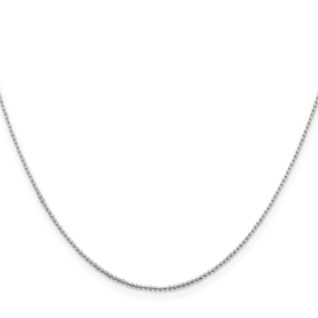 Sterling Silver 1mm Ball (Beaded) Necklaces, 16