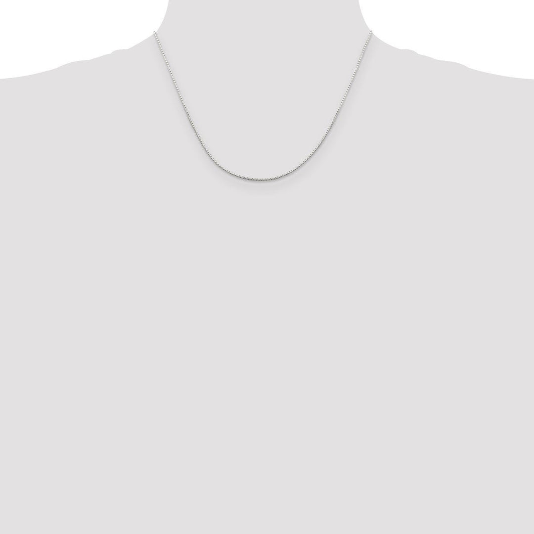 Sterling Silver 1mm Box Necklaces, 18